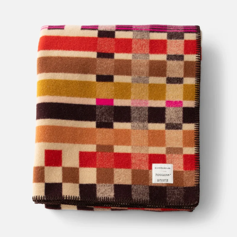 Recycled polyester blankets for an eco - conscious optionSchoolhouse x Pendleton® Canebrake Wool Blanket Recycled polyester blankets for an eco - conscious optionSchoolhouse x Pendleton® Canebrake Wool Blanket