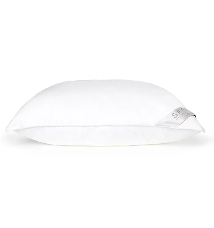 Duck down comforters with a softer feel and good warmth retentionArcadia Sleeping Pillow by Sferra Duck down comforters with a softer feel and good warmth retentionArcadia Sleeping Pillow by Sferra