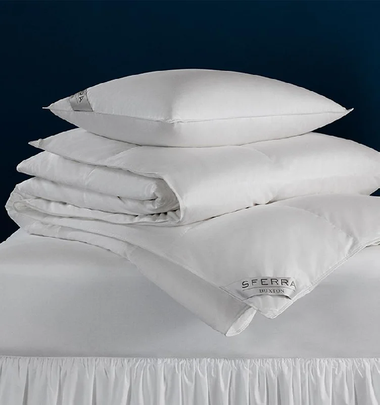 Down - filled comforters for supreme warmth and lightnessBuxton Down Pillow by Sferra Down - filled comforters for supreme warmth and lightnessBuxton Down Pillow by Sferra