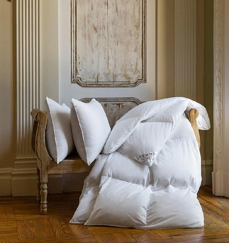 Synthetic - filled comforters like polyester for affordability and hypoallergenic propertiesCornwall Down Comforter by Sferra Synthetic - filled comforters like polyester for affordability and hypoallergenic propertiesCornwall Down Comforter by Sferra