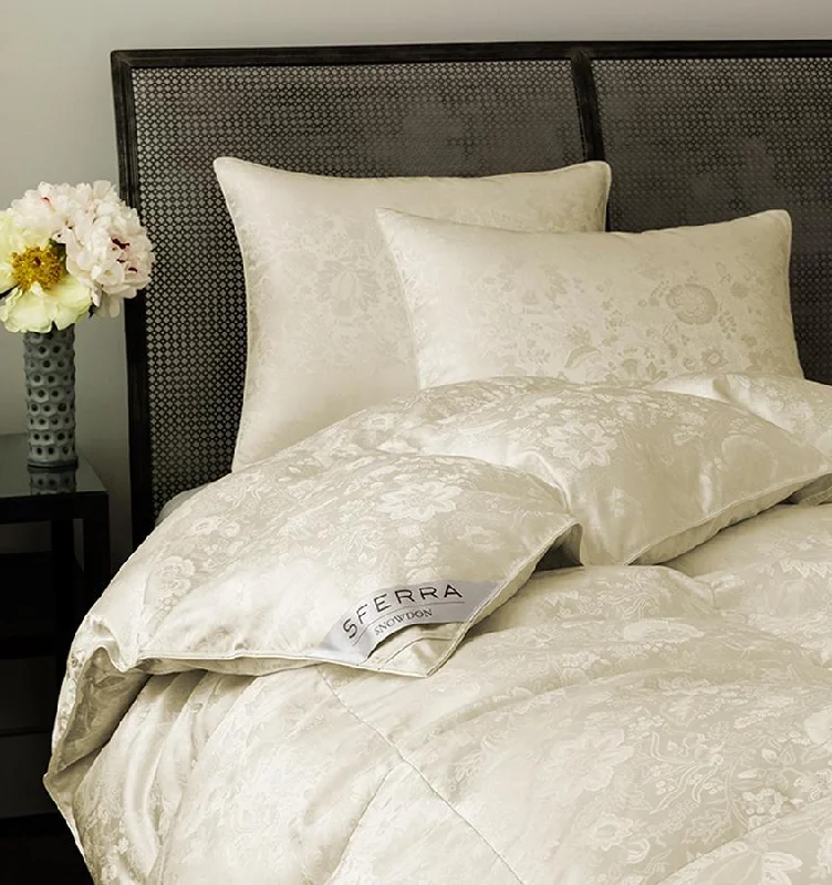 King - size comforters to fit large king - sized beds perfectlySnowdon Down Comforter by Sferra King - size comforters to fit large king - sized beds perfectlySnowdon Down Comforter by Sferra