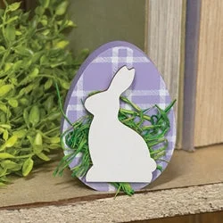 Bed skirts for beds with a decorative - carved frameSitting Bunny Purple Plaid Egg Sitter Bed skirts for beds with a decorative - carved frameSitting Bunny Purple Plaid Egg Sitter