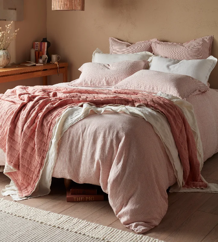 Full - size duvet covers suitable for full - sized beds in guest rooms or small bedroomsSpice Sid Stripe 100% Linen Duvet Cover Full - size duvet covers suitable for full - sized beds in guest rooms or small bedroomsSpice Sid Stripe 100% Linen Duvet Cover