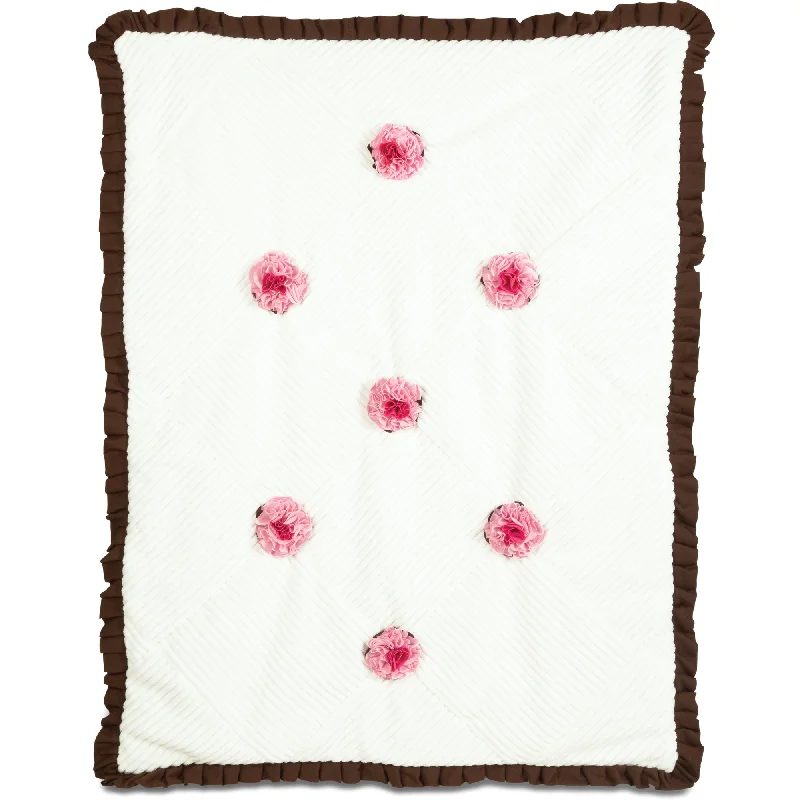Queen - size blankets for standard - sized bedsStrawberry Sundae 30" x 40" Ribbed Chenille Baby Blanket Queen - size blankets for standard - sized bedsStrawberry Sundae 30" x 40" Ribbed Chenille Baby Blanket