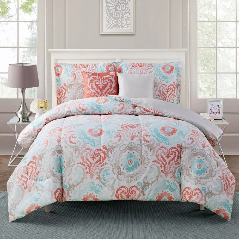 Full - size comforters suitable for full - sized beds in guest rooms or small bedroomsStyle Decor Starling 5-piece Comforter Set Full - size comforters suitable for full - sized beds in guest rooms or small bedroomsStyle Decor Starling 5-piece Comforter Set