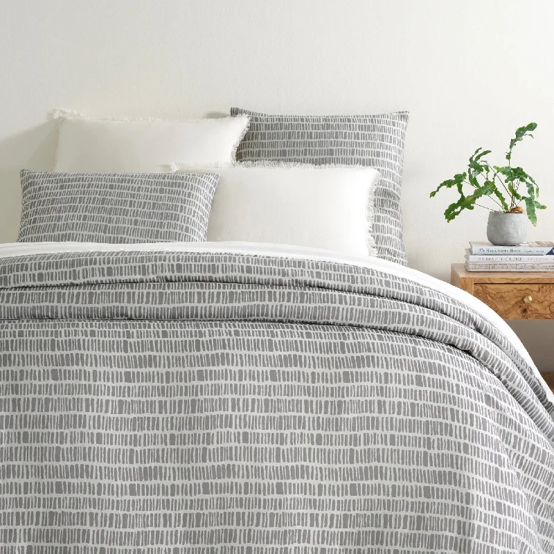 California king - size duvet covers for the extra - long and wide California king bedsTalus Granite Duvet Cover California king - size duvet covers for the extra - long and wide California king bedsTalus Granite Duvet Cover