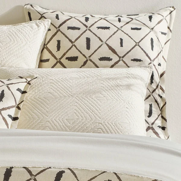Machine - washable duvet covers for hassle - free cleaningTatum Ivory Sham