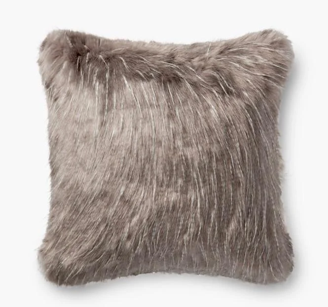 Bed skirts for beds with a fabric - covered frameTelluride Pillow - Gray