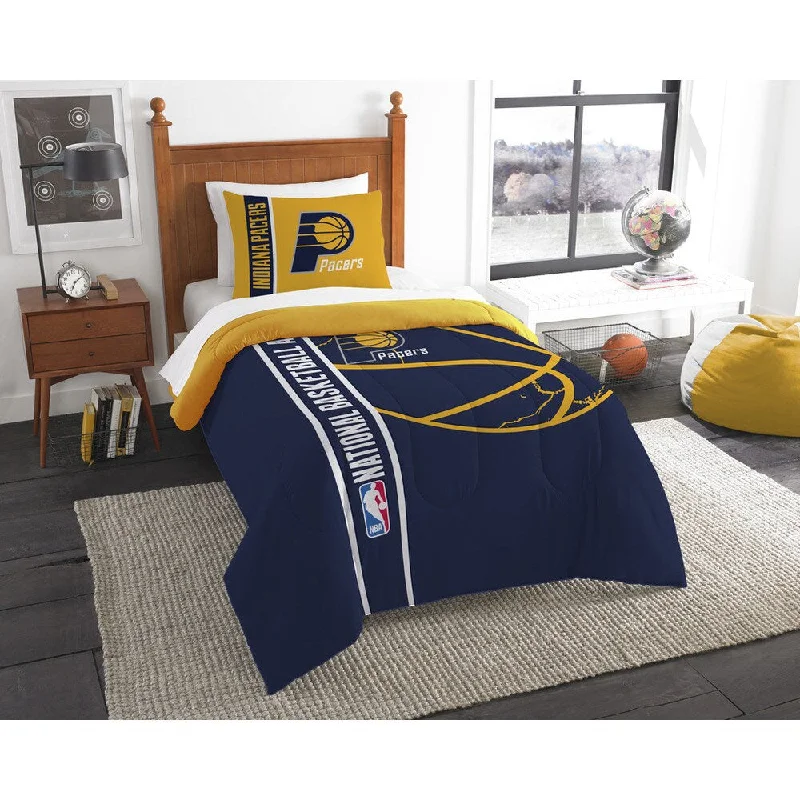 Bamboo - fiber - filled comforters with antibacterial and breathable qualitiesThe Northwest Company NBA 862 Pacers Twin Printed Comforter Set Bamboo - fiber - filled comforters with antibacterial and breathable qualitiesThe Northwest Company NBA 862 Pacers Twin Printed Comforter Set