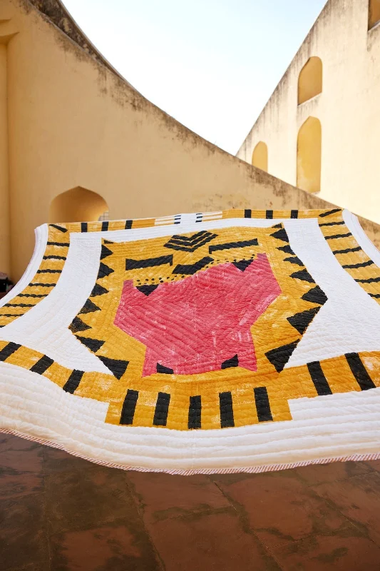 Silk - filled comforters for a luxurious and smooth touchTiger Quilt