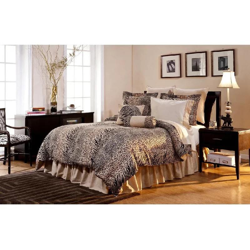Latex - filled comforters with a bouncy texture and good supportUrban Safari California King-size 8-piece Comforter Set Latex - filled comforters with a bouncy texture and good supportUrban Safari California King-size 8-piece Comforter Set