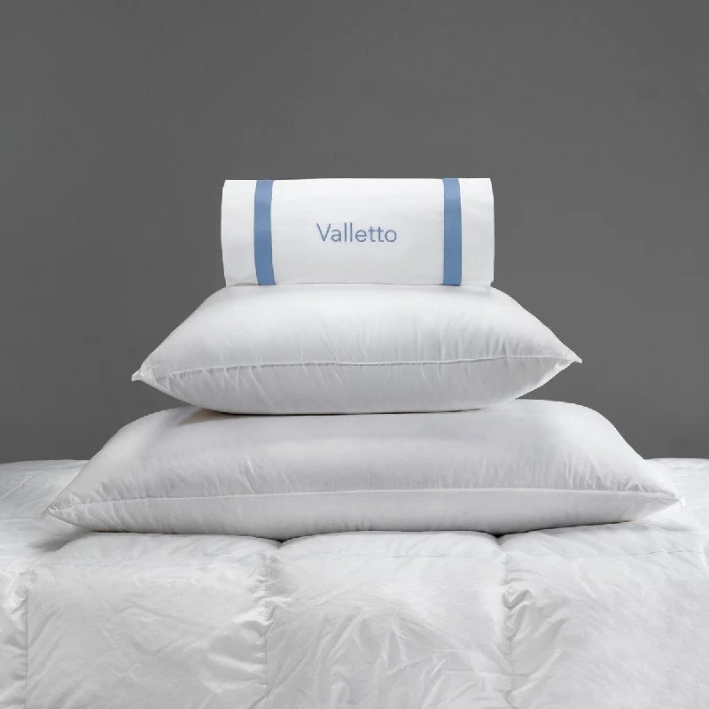 Wool - filled comforters with natural moisture - wicking and temperature - regulating featuresValletto Down Pillow by Matouk Wool - filled comforters with natural moisture - wicking and temperature - regulating featuresValletto Down Pillow by Matouk