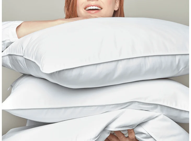 Duck down comforters with a softer feel and good warmth retentionWhite Goose Down Pillows by Peacock Alley Duck down comforters with a softer feel and good warmth retentionWhite Goose Down Pillows by Peacock Alley