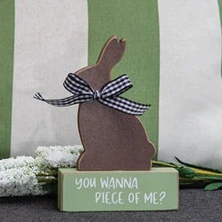 Bed skirts for beds with a wooden frameYou Wanna Piece of Me Chocolate Bunny on Base Bed skirts for beds with a wooden frameYou Wanna Piece of Me Chocolate Bunny on Base