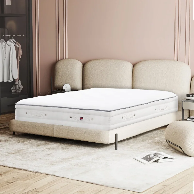 Natural latex and organic cotton blend mattressesHandmade Bed Classic 13 in. Pocket Spring with Cotton & Wool Hybrid Mattress Natural latex and organic cotton blend mattressesHandmade Bed Classic 13 in. Pocket Spring with Cotton & Wool Hybrid Mattress