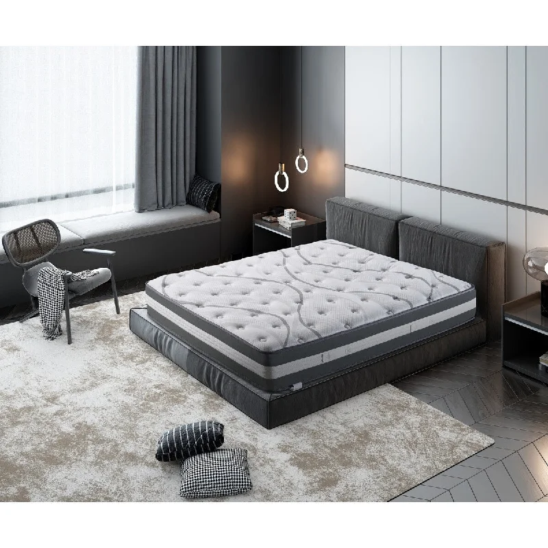 Bamboo - charcoal infused mattresses for odor absorptionKING Size Hybrid Pocket Spring Mattress Bamboo - charcoal infused mattresses for odor absorptionKING Size Hybrid Pocket Spring Mattress
